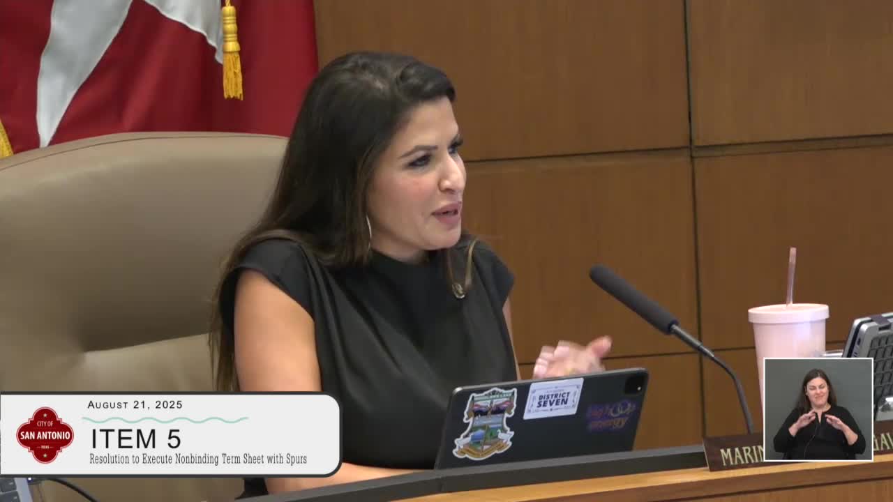 San Antonio Council Debates Spurs Term Sheet Amid Community Concerns and Financial Accountability