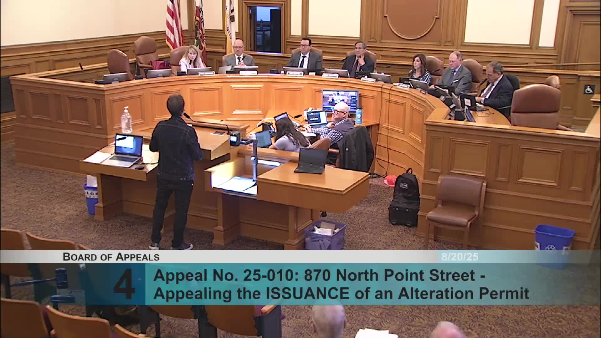 Resident Raises Concerns Over Building Permit Issues at City Council Meeting