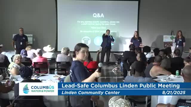 Columbus Water Officials Address Rate Increases and Construction Issues at Community Meeting