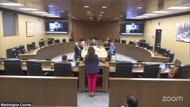 Commissioner Hanson argues against Washington County severing ties with Sewer Pack