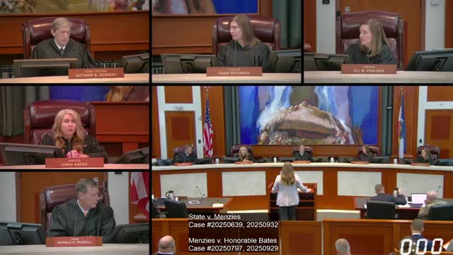 Court Considers Evidence Standards in Menzies Competency Case