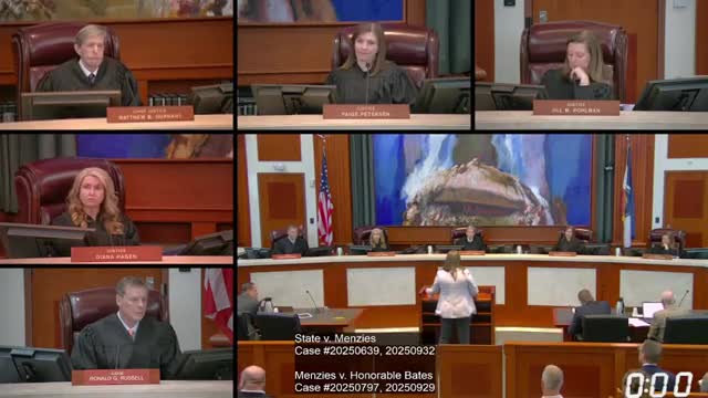 Court Considers Stay Request for Menzies Execution Amid Competency Appeals