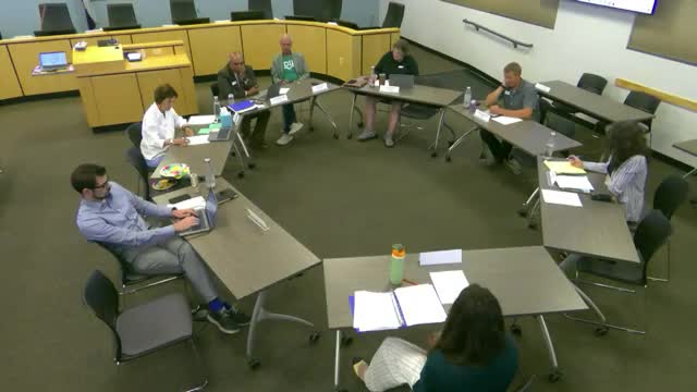 Candidate Huber Advocates for Community Trust and Board Stability During Interview