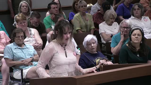 Young Activist Advocates Against Rezoning Proposal Representing Silent Peers