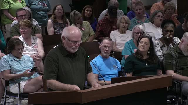 Christine Stone urges Benbrook council to deny Rowan Ranch rezoning proposal