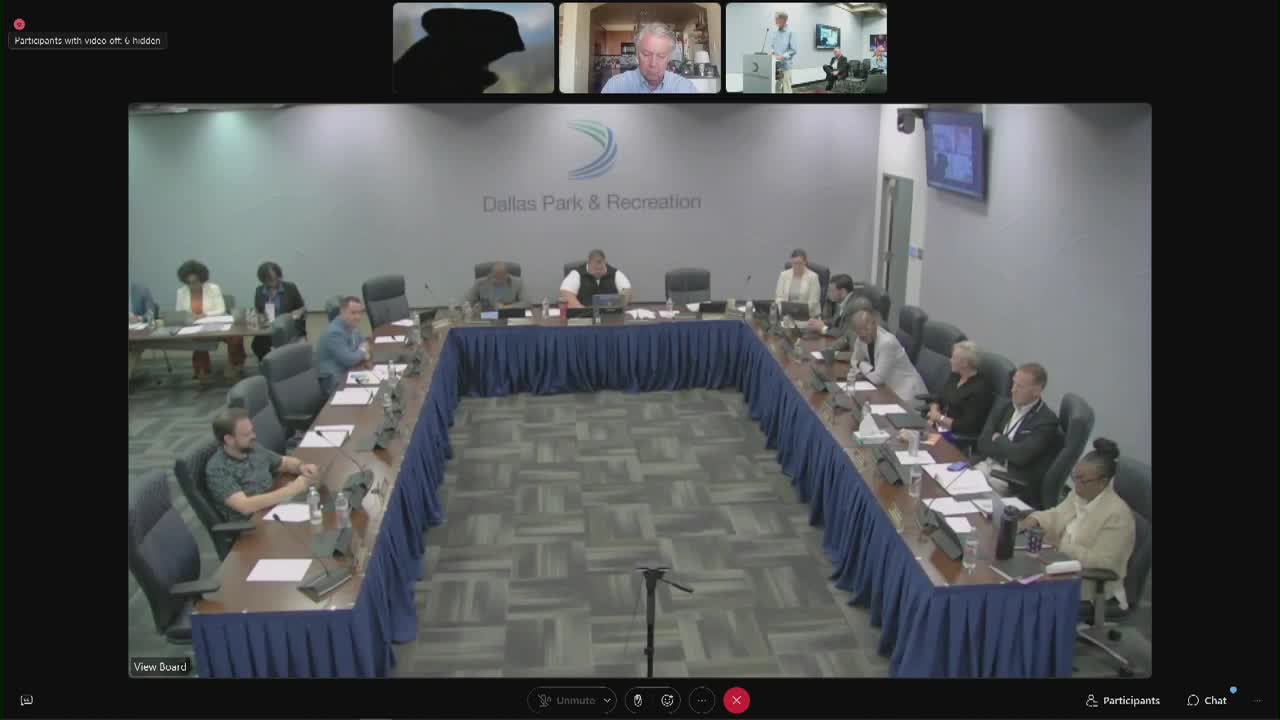Dallas Park Board Discusses White Rock Lake Activities Management Plan Amid Budget Concerns