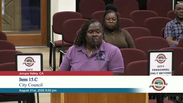 Stark Transportation Advocates for Community Support at Huerupa Valley City Council Meeting