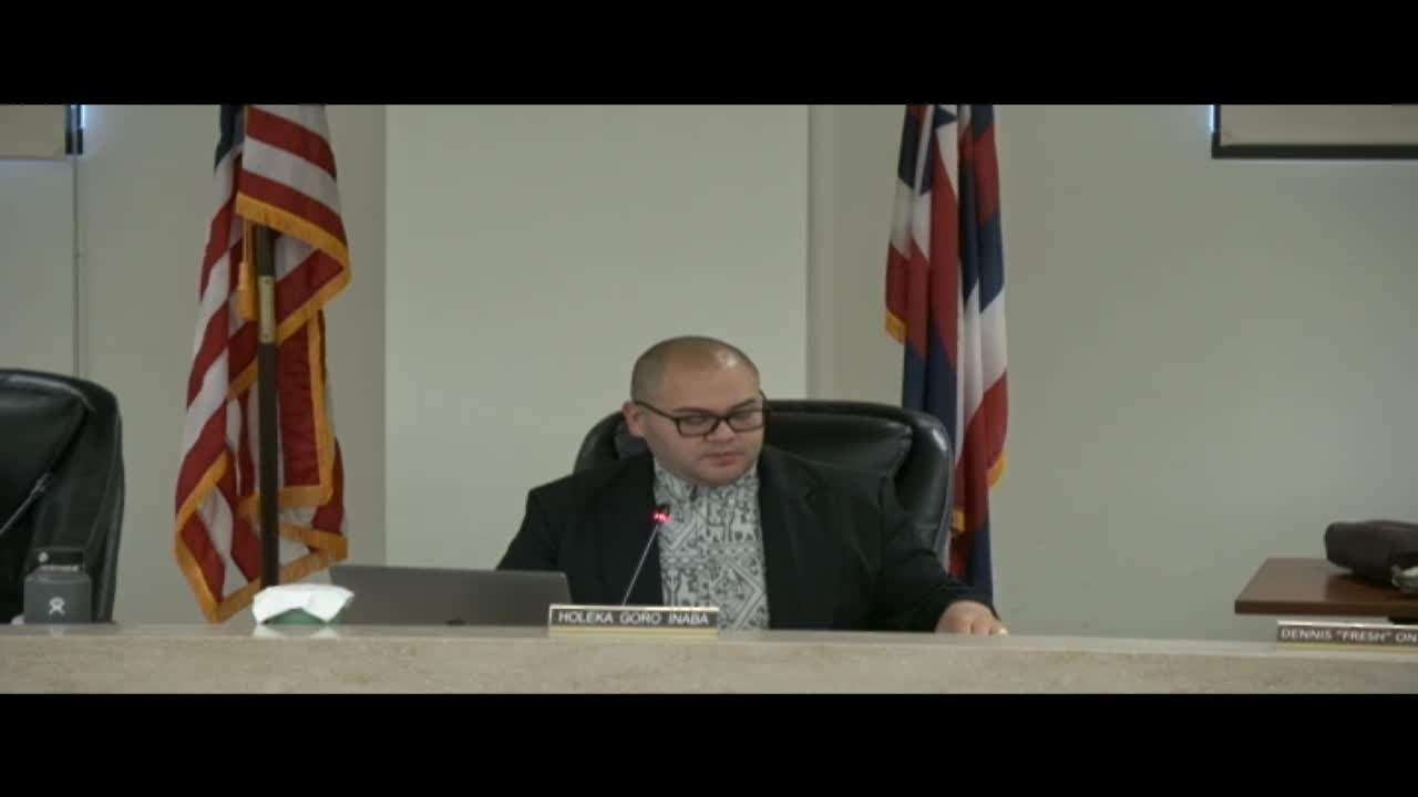 Hawaii County Council discusses Bill 38 for funding private road improvements in Puna