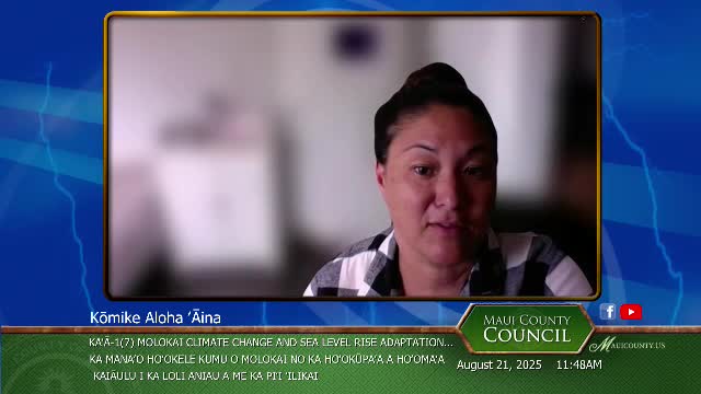Community Discusses Relocation of Molokai Cemetery Due to Climate Concerns