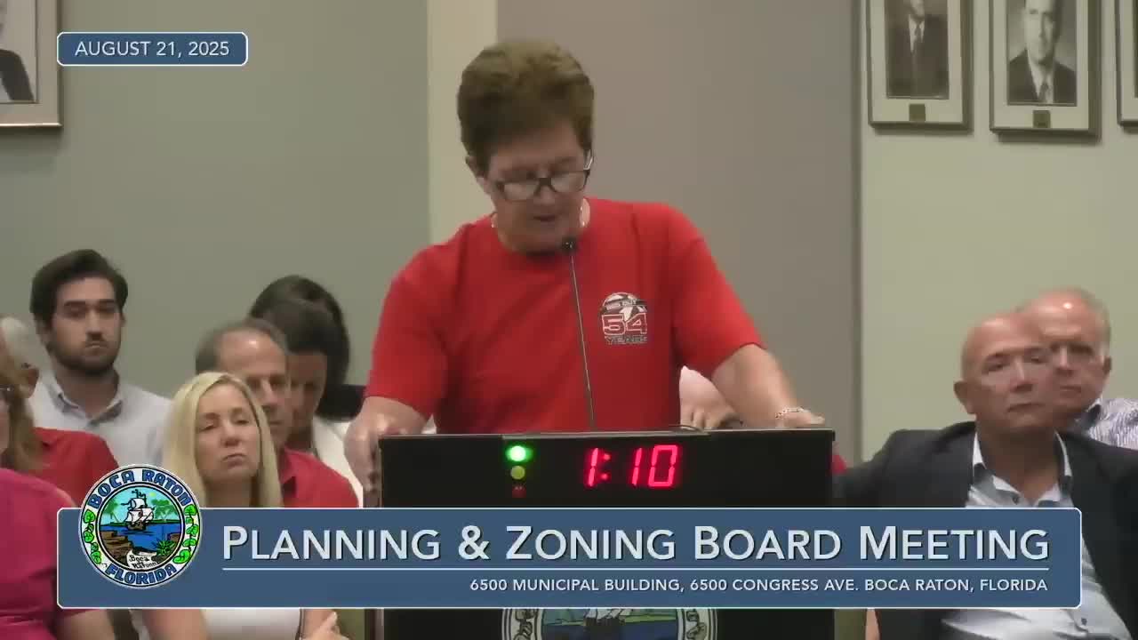Committee Faces Transparency Concerns Over Batsmasium Development Application in Boca Raton