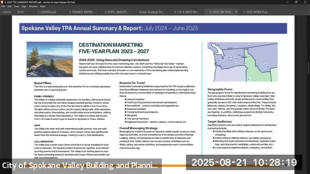 Spokane Valley unveils new tourism marketing strategy to boost regional events