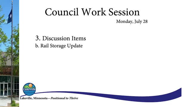 Lakeville City Council outlines plans for new Progressive rail maintenance facility