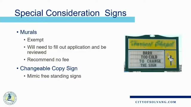 Solvang Council Discusses New Mural Exemption Process and Permit Requirements