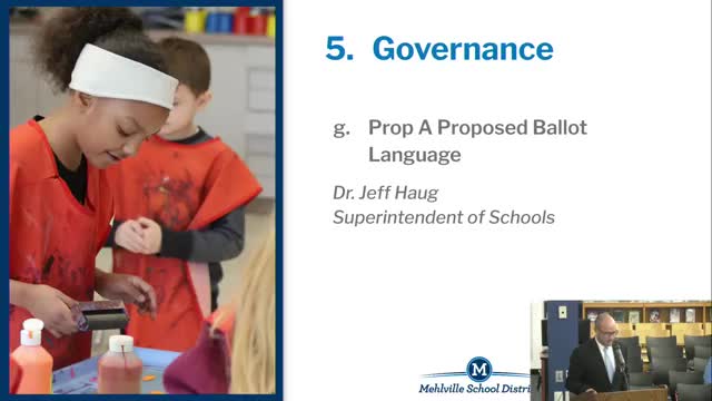 Melville School District Proposes Permanent Prop A Tax Levy for Maintenance Funding