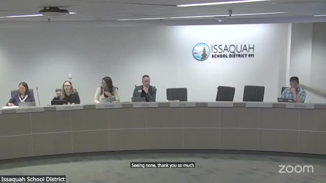 Elena Sivadasan leads land acknowledgment for Snoqualmie Indian Tribe at community meeting