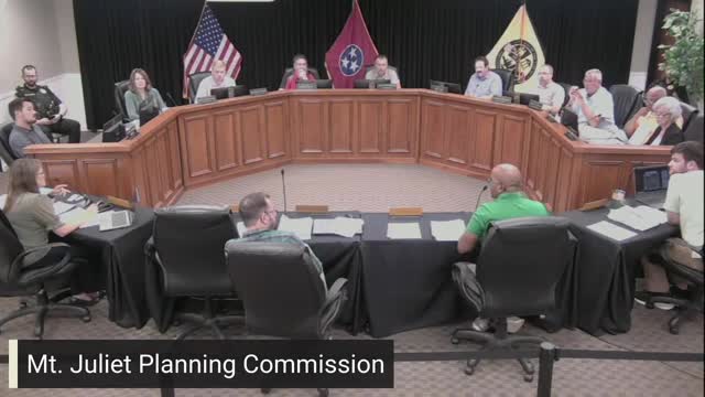 Mount Juliet Commissioners Discuss Road Annexation and Development Plan Approval