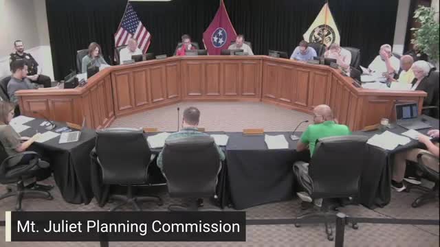 Mount Juliet Commission Supports Rezone Requests for North Mount Juliet Road and Caldwell Street