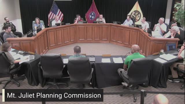 Mount Juliet Planning Commission Considers Future of City Properties and Park Expansion
