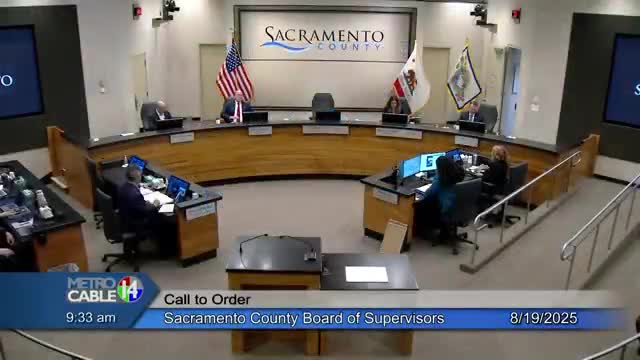 Sacramento Supervisors Open Meeting With Public Comment on Veterans Event