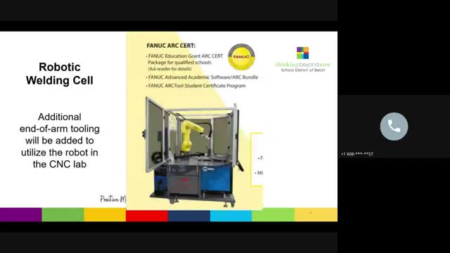 School Board Approves $119K Grant for Knights Manufacturing Robotic Welding Cell