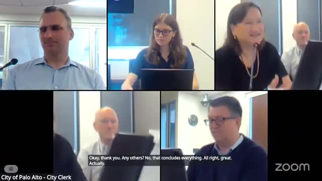 Palo Alto reviews energy metering and future storage cost projections