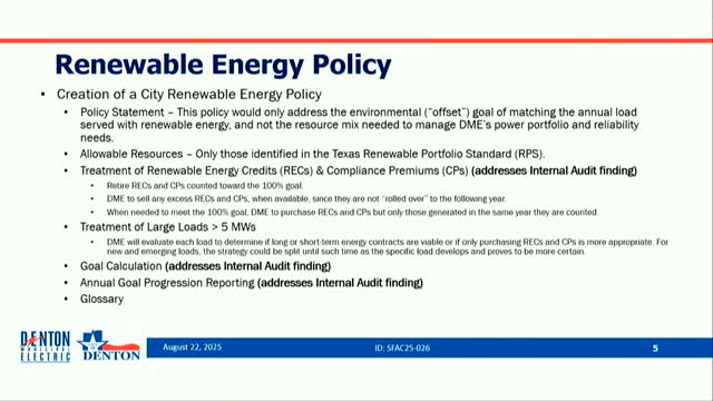 DME Initiates Development of First Integrated Resource Plan for Future Electric Demand