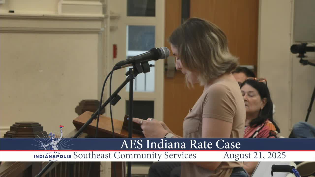 AES Customers Protest Rate Hikes at Indiana Utility Commission Hearing