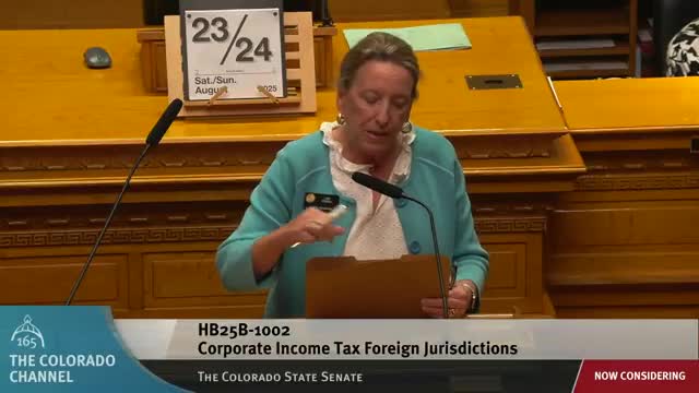 Senator Kirk Myers Critiques House Bill 1002's Impact on Colorado Tax Policy