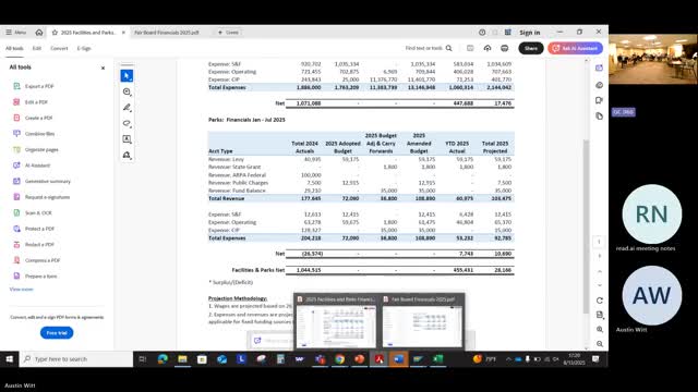Fair Board Reports $45K Deficit Amid Budget Review