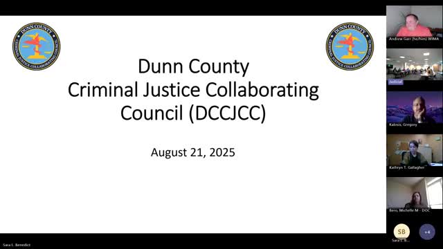 Shelly Jo Metzger presents Dunn County Therapeutic Community program for inmates