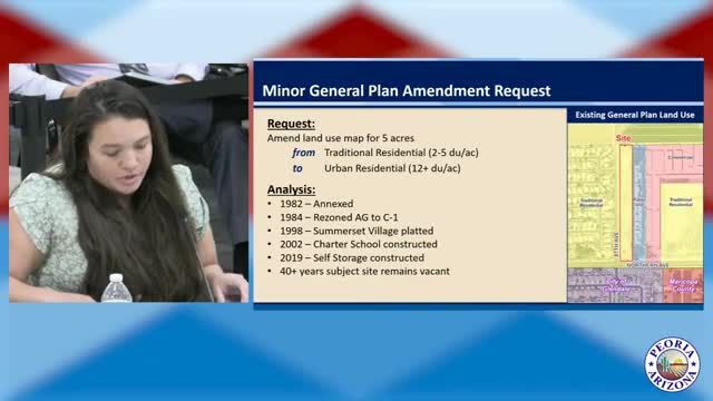 City Council Reviews Urban Residential Rezoning Proposal for Vacant 5-Acre Property
