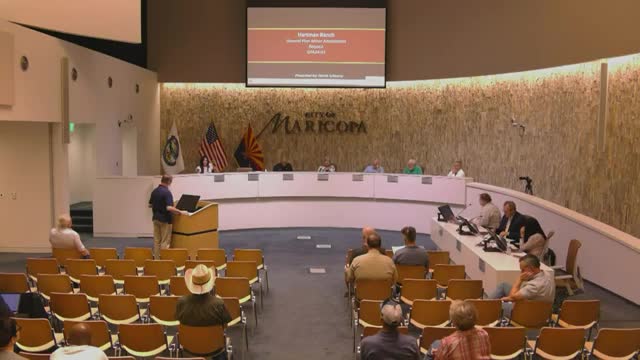 Council approves minor general‑plan amendment to add nine acres to Hartman Ranch master‑planned community