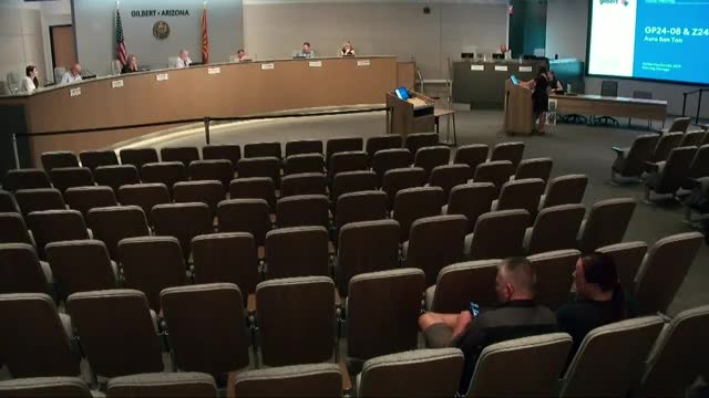 Commission approves Aura at San Tan rezoning and general-plan amendment amid debate over commercial floor-area requirement