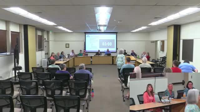 Public commenters urge review of district office salaries and contingency spending