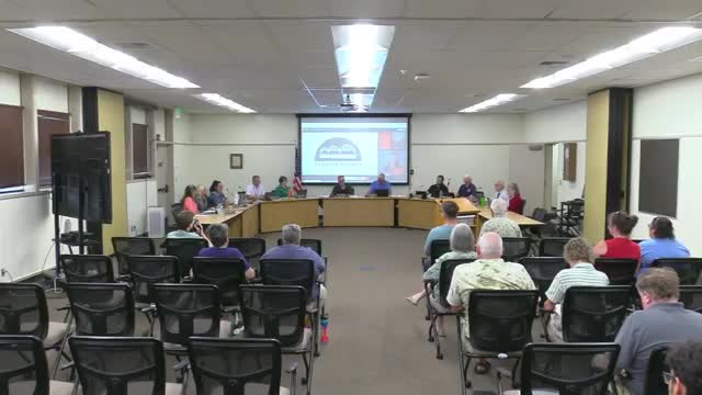 Board completes annual organizational business; discusses canceling off-site listening sessions