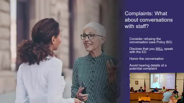 Board moves next community listening session to Oct. 21, considers focused topic format