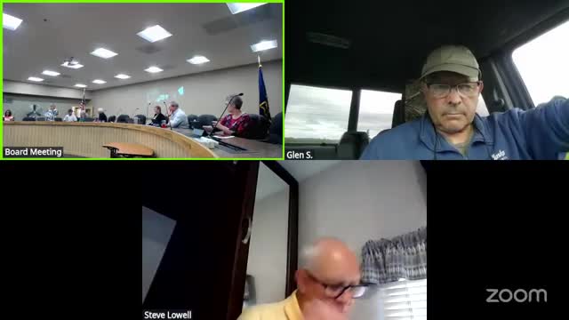 New board member sworn in; the board held nominations for chair and vice chair