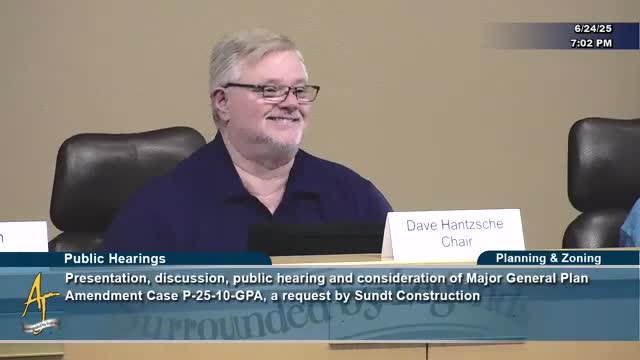 Commission recommends rezoning, general-plan amendment for 36.6-acre Sun(t) Construction site near Auto Center Drive and Cactus Road