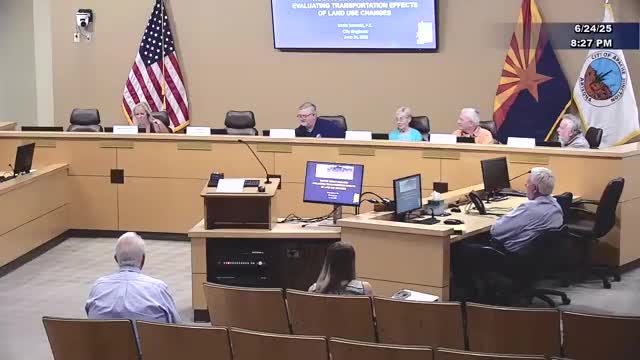 City engineer outlines traffic-impact analysis process; commission asks for clearer seasonal adjustments and executive summaries