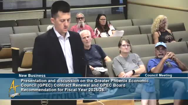 Council hears GPEC renewal briefing as one member questions value of membership