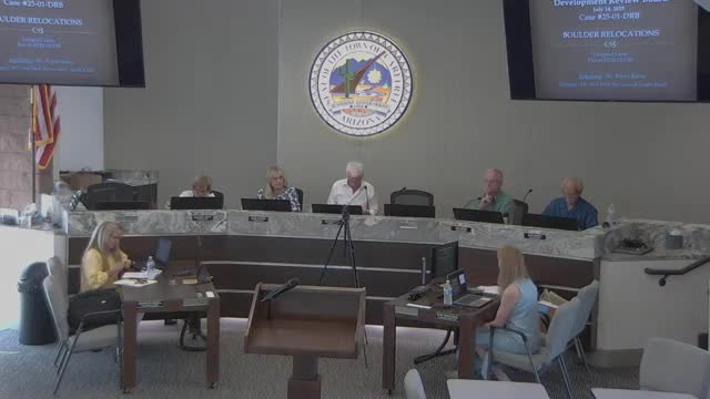 Development Review Board approves relocation of two large boulders on Langwood Lane for new home