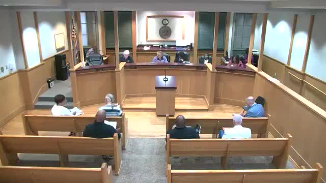 Commission hears one consultant-forester proposal from Fred Stewart and votes to take it under advisement