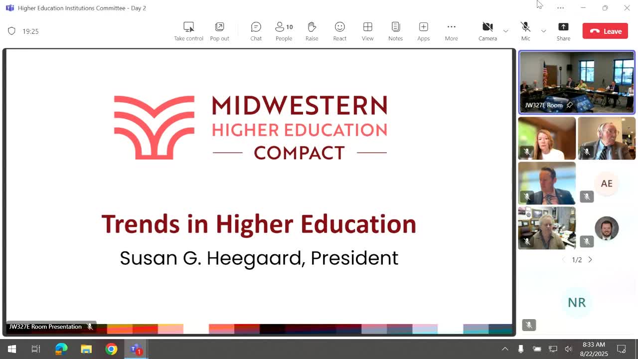 Susan Heegard discusses demographic trends and policy implications for North Dakota education