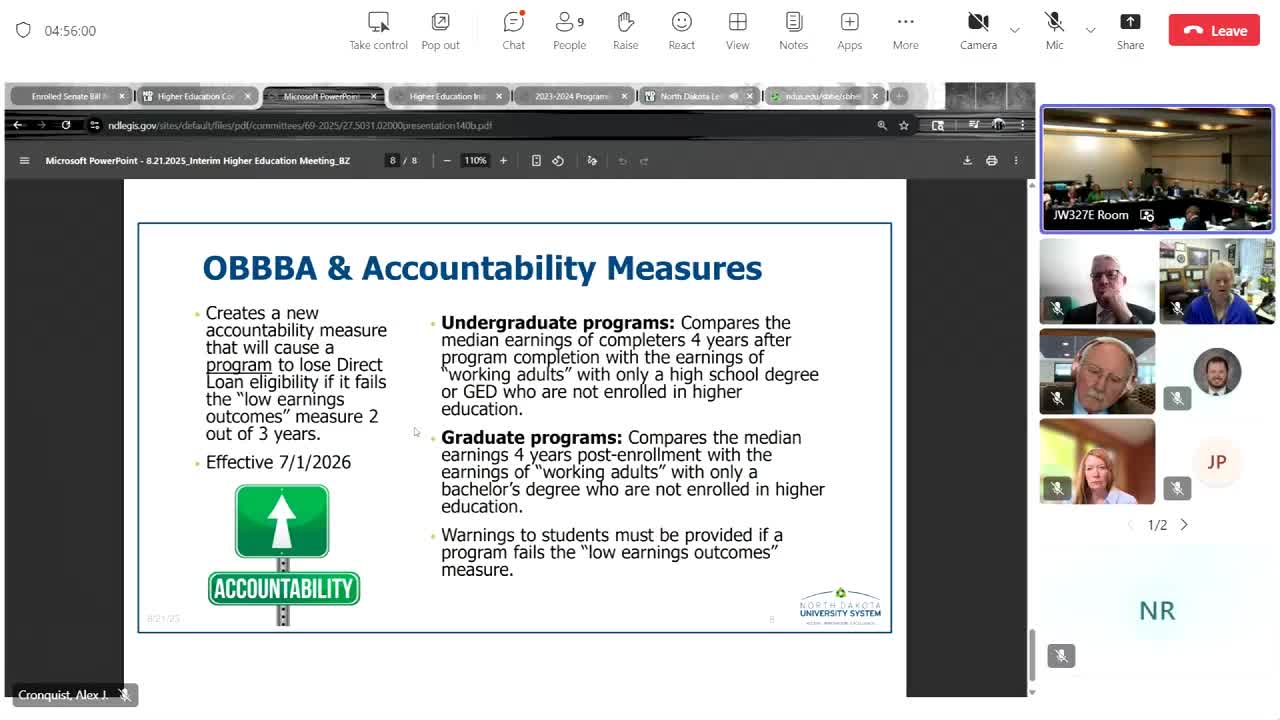University Leaders Discuss Federal Impact on North Dakota Research Funding