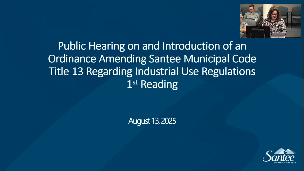 Santee council holds workshop on MSCP subarea plan; staff and consultants say plan would streamline river, trail and maintenance projects