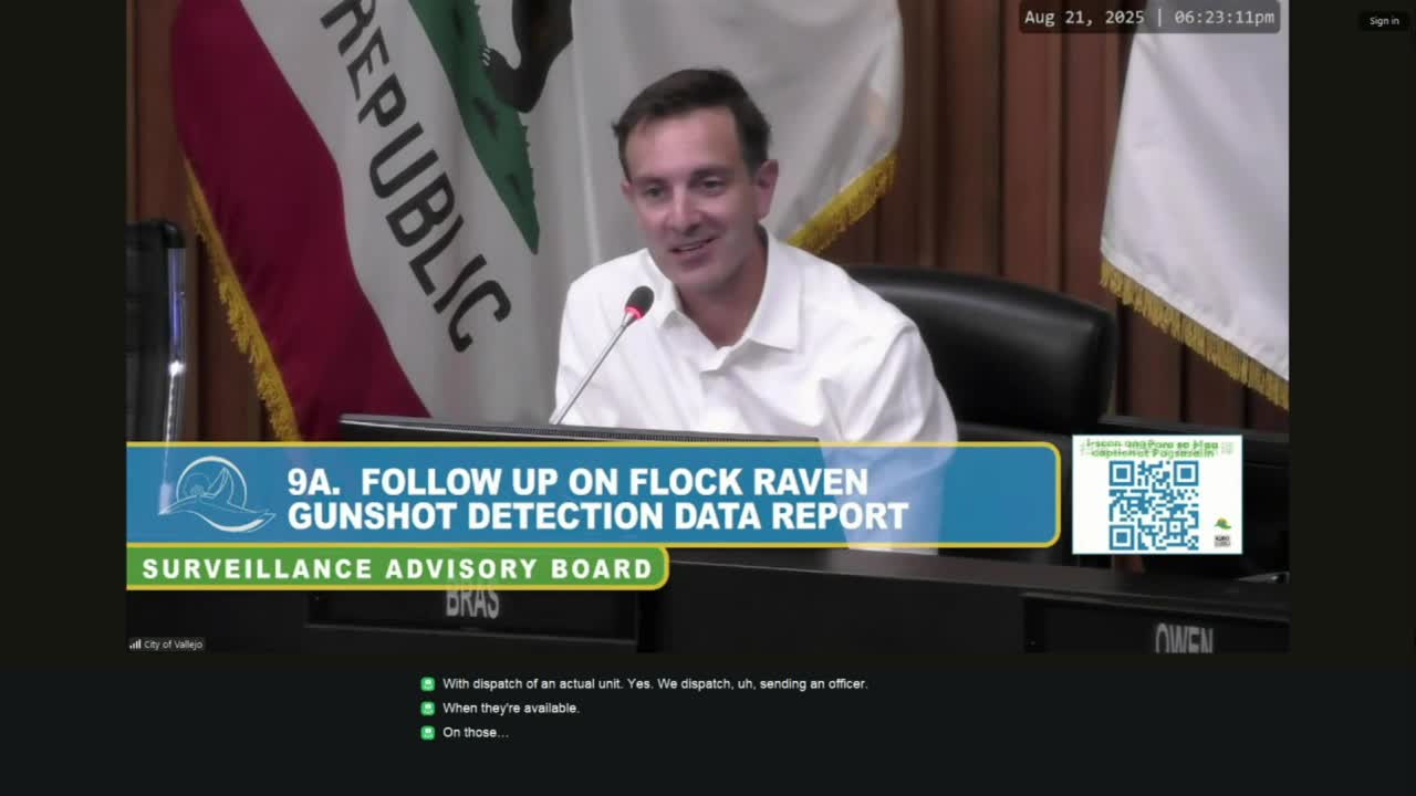 Dispatch Explains Gunshot Alert Confirmation Process in Vallejo