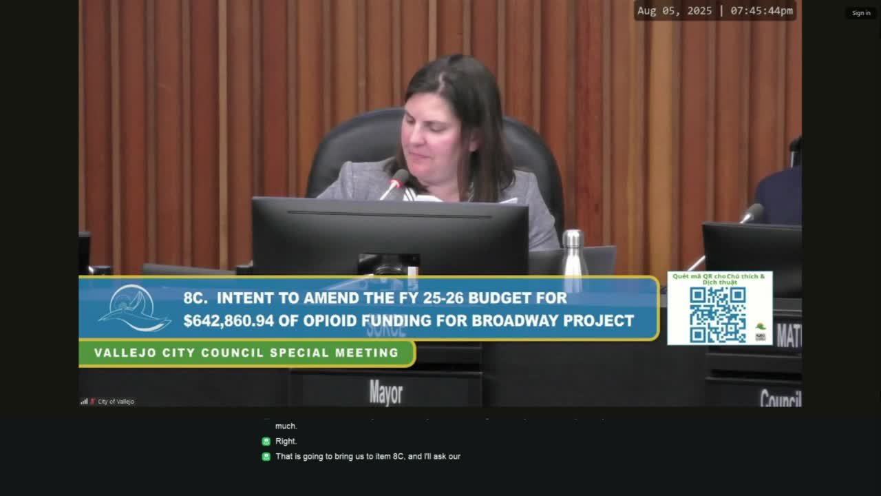 Council restarts budget amendment process for Broadway supportive housing, schedules special meeting to finalize opioid‑fund use