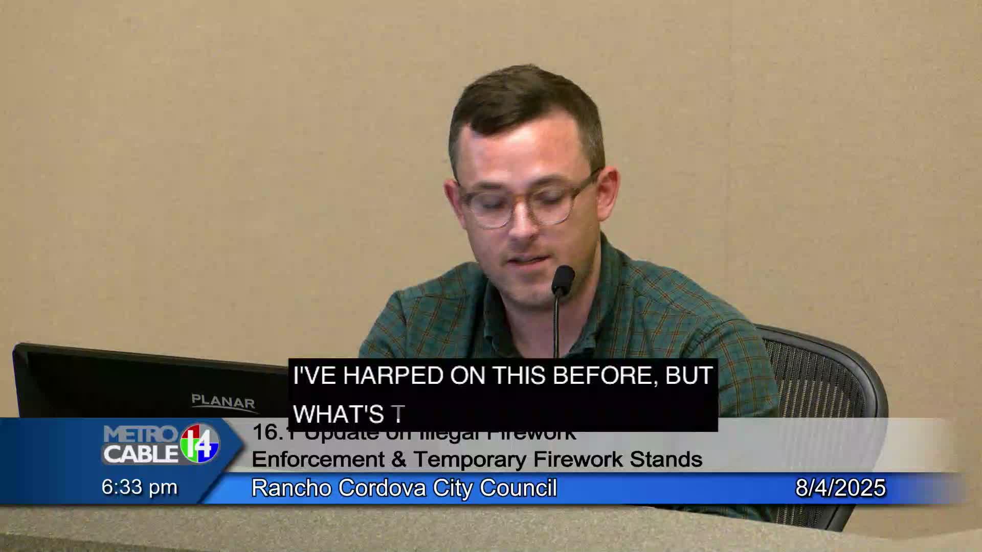 Community Member Calls for Data on Citations and Youth Education in Sensitive Areas