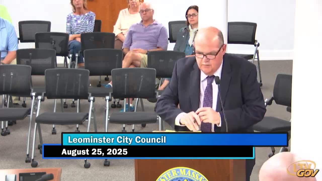 Leominster City Council Faces Zoning Controversy Over MU2 Changes and Housing Plans