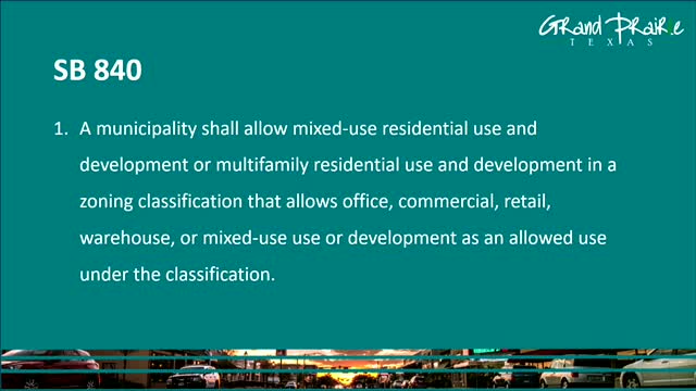 Grand Prairie Council Approves Mixed Use Development for Multifamily Residential Zoning